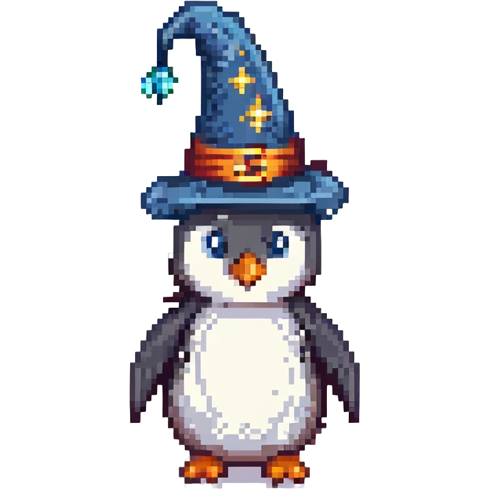 penguin wizard emoji