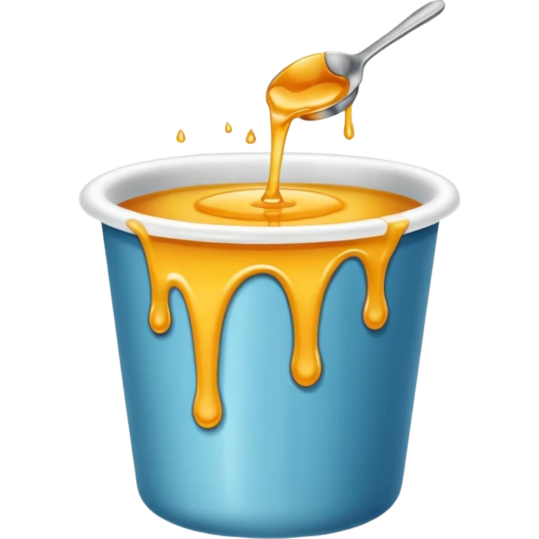 hot wax in a wax cup emoji