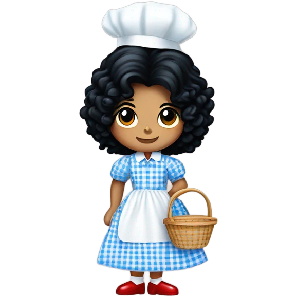 Michel Jackson as Dorothy from the wizard of oz emoji
