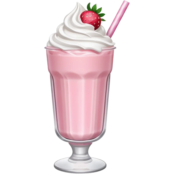 milkshake strawberry emoji