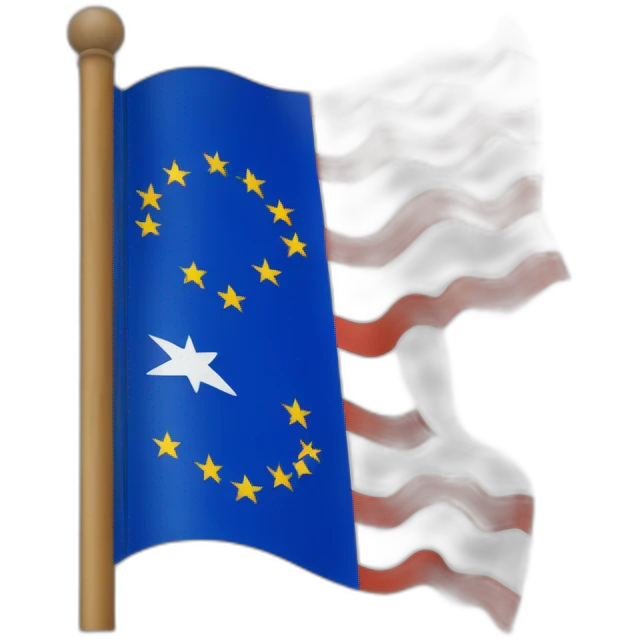 Drapeau de la Corée et de la Martinique emoji