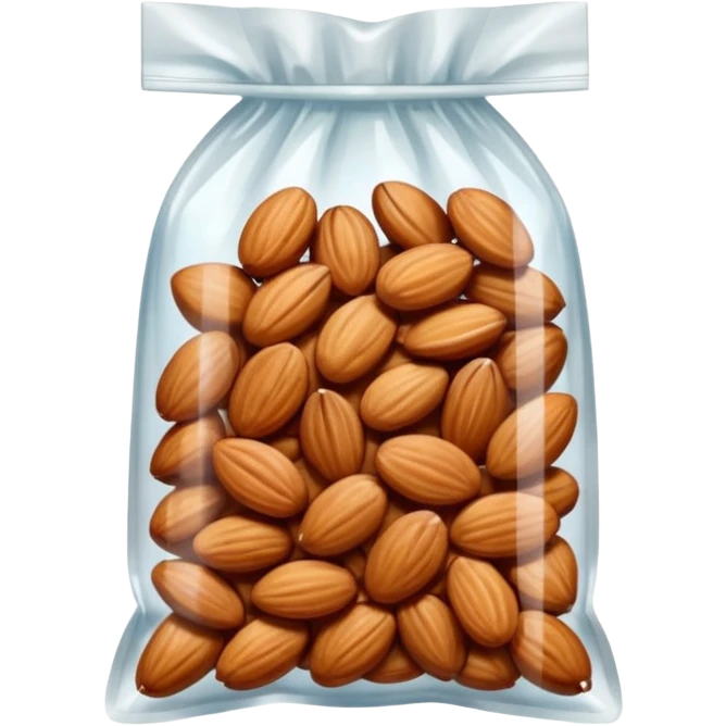 candied almonds in bag emoji