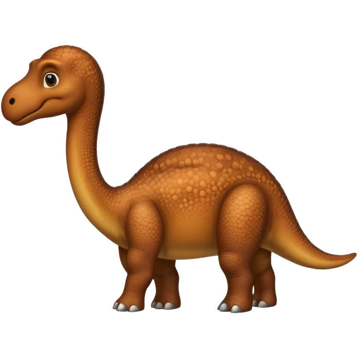 Brown Apatosaurus  emoji