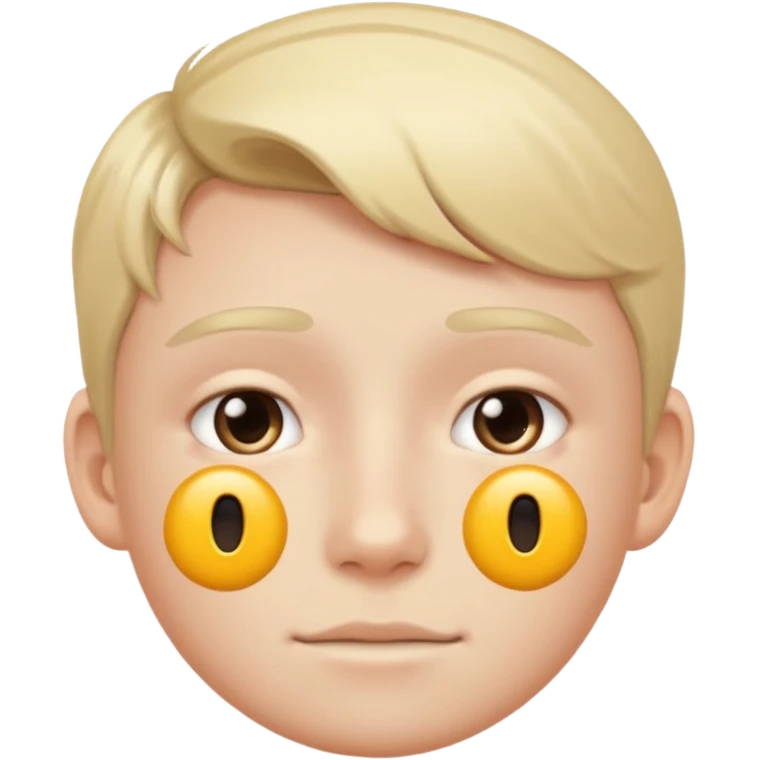 emoji TOK white teen and background with big numbers emoji