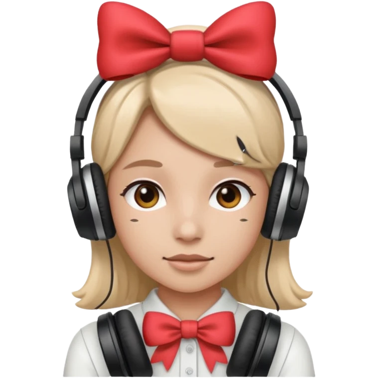 Наушниках й бантики emoji