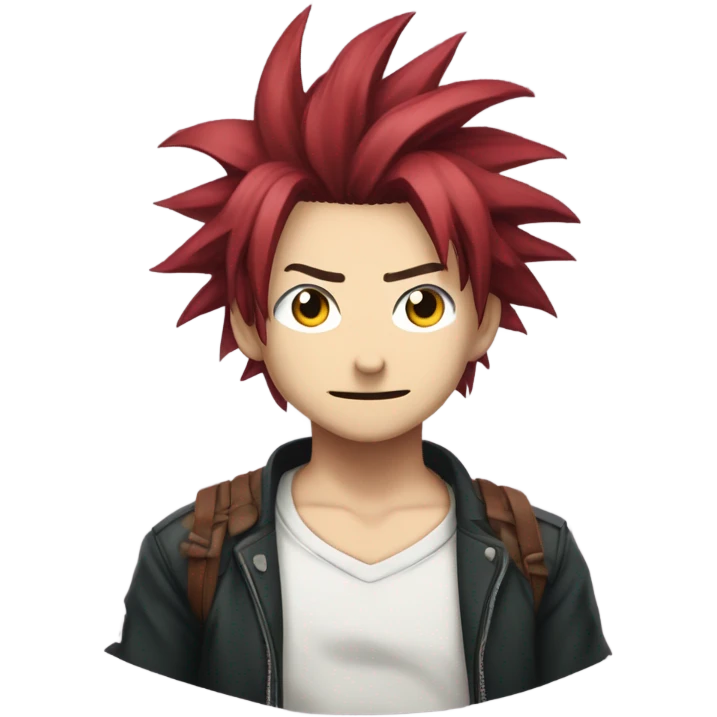 kirishima Eijiro from mha standing still emoji