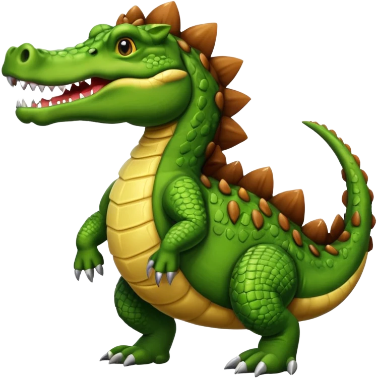 Crocodile horse emoji