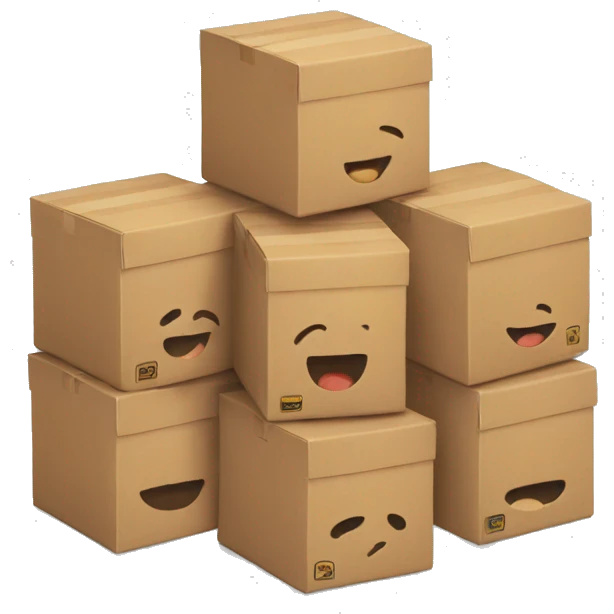 five boxes emoji