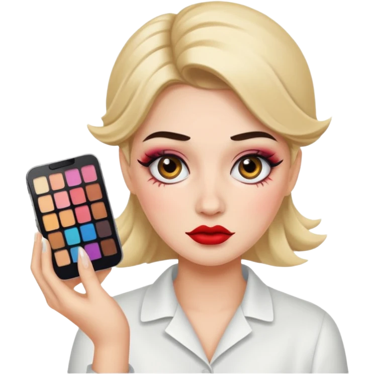 clumsy makeup artist emoji