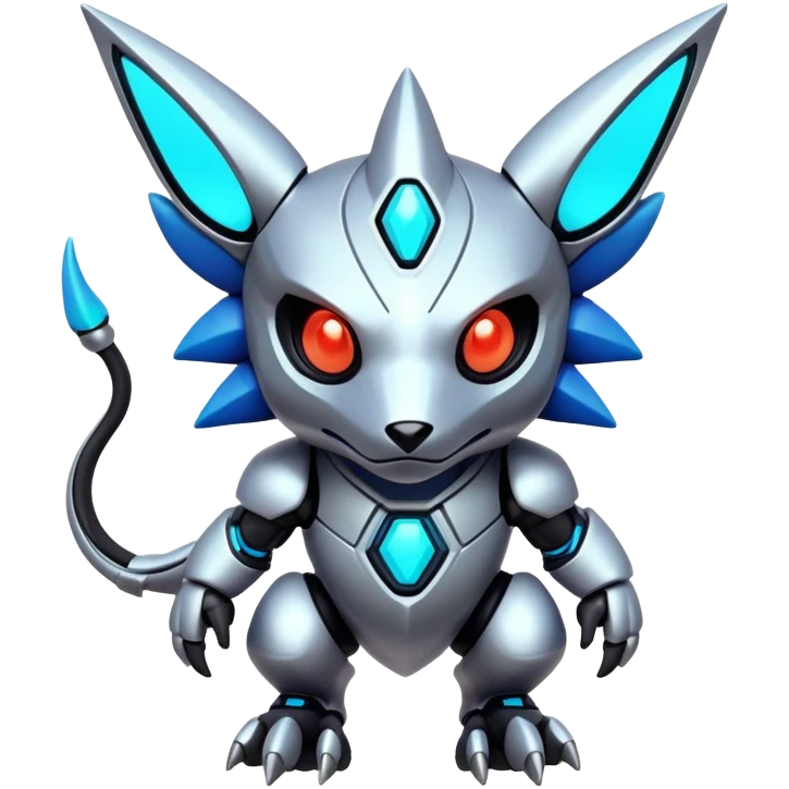 exotic cyber-Protogen-Fakémon-Pokémon-Vernid-creature emoji