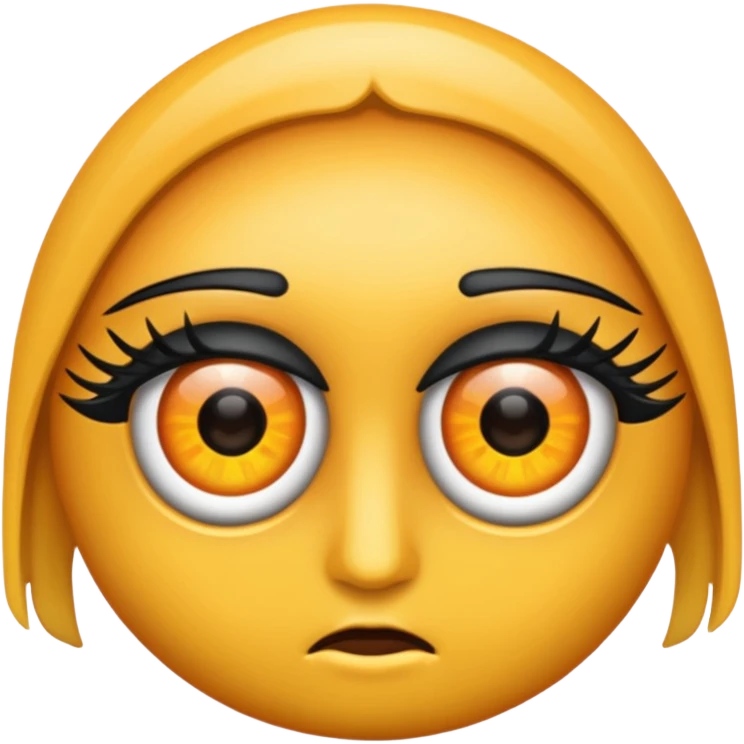 mascara de ojos emoji