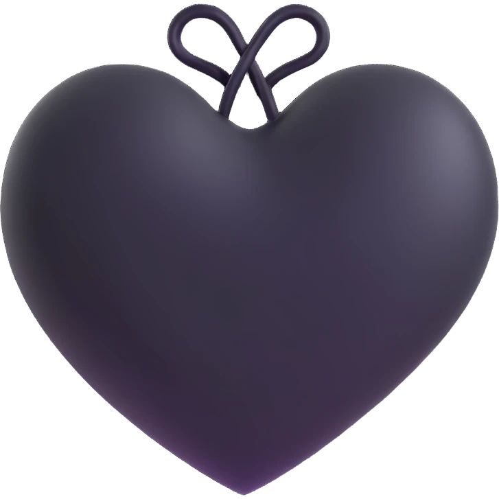 black heart emoji