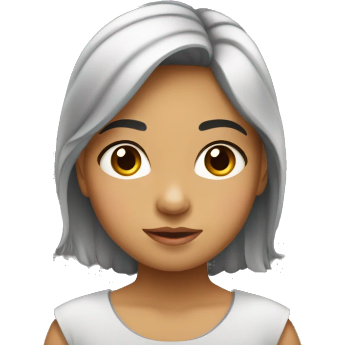 Niña orando emoji