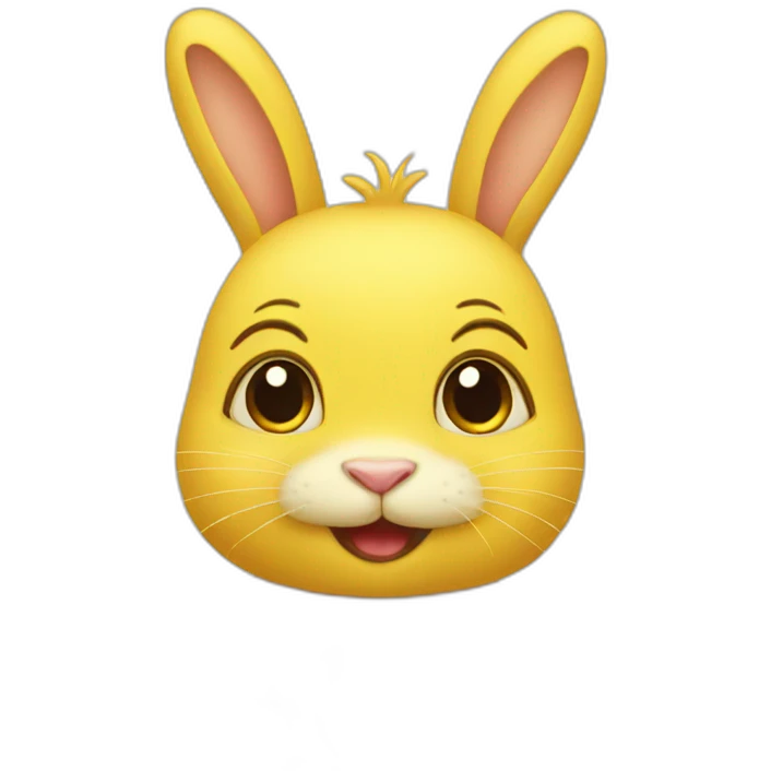 yellow bunny emoji