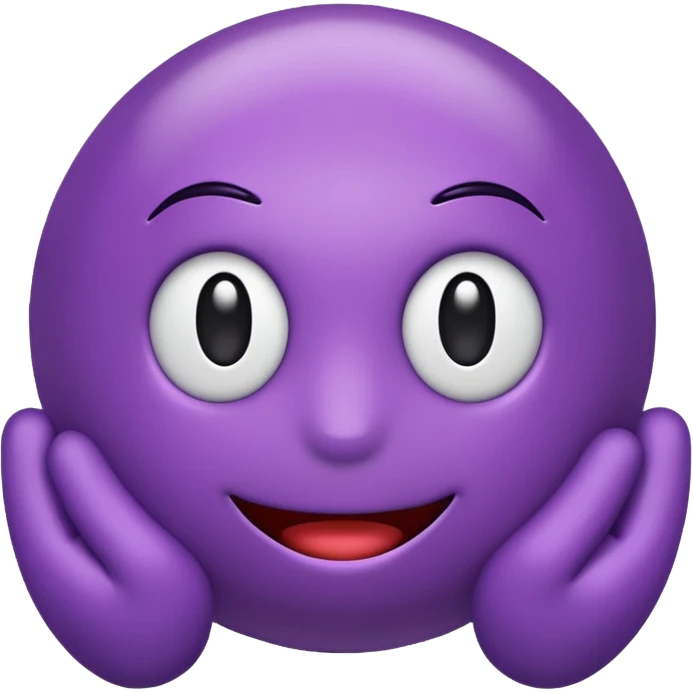 Visual Studio Emoji 3D, Purple emoji