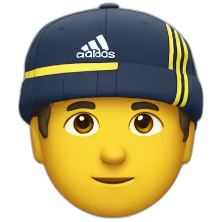 Adidas fan 3 stripes emoji