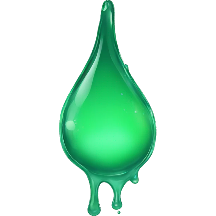 Green  Water Drip emoji