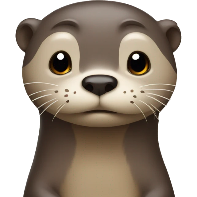 An otter that is sad emoji