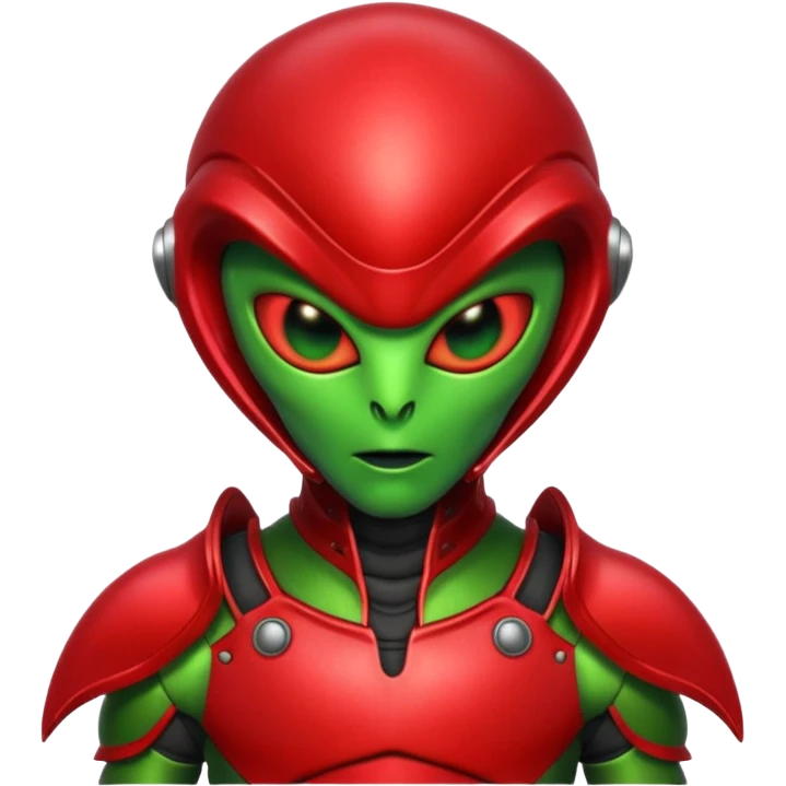alien in red armor





 emoji