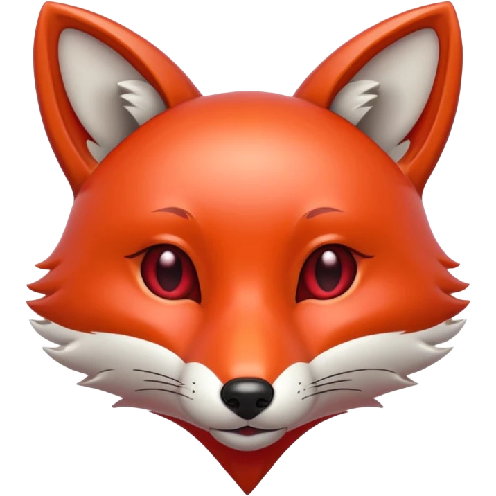 heart with a fox motif emoji