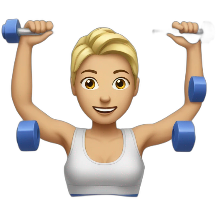 fitness coach emoji