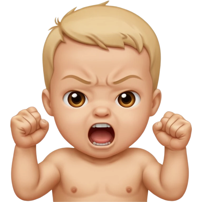 Loud baby emoji