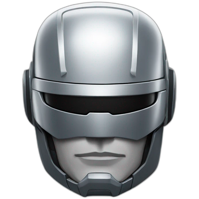 Robocop head emoji