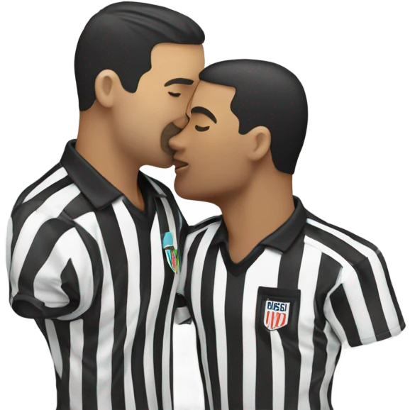 Refs kissing chiefs  emoji