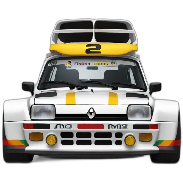 renault 5 turbo tour de corse emoji