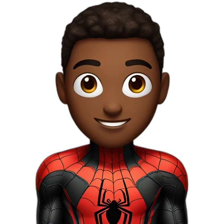 Spiderman miles morales emoji