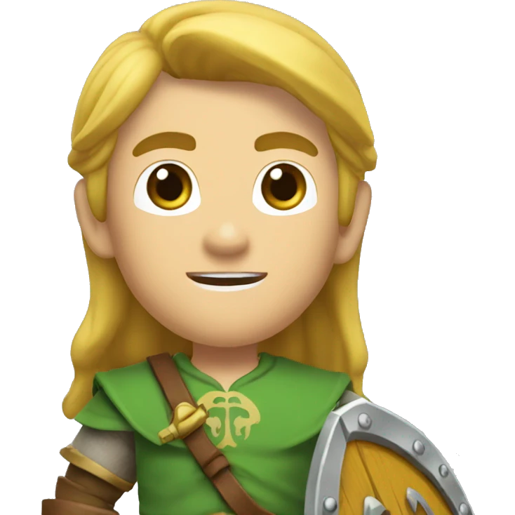 link-the-warrior-saying-hi emoji