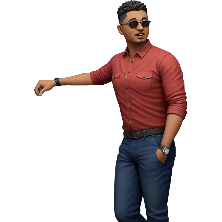 casual outdoorsy style portrait emoji