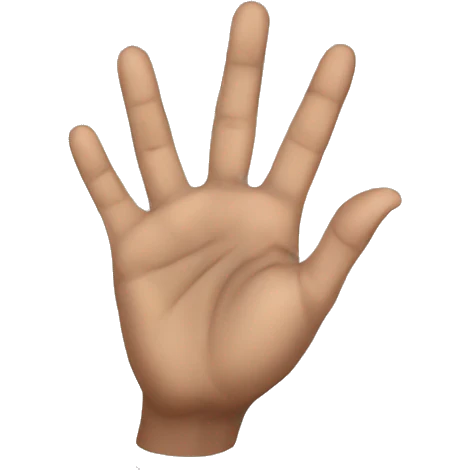 Unlimited Void Domain Expansion Handsign emoji