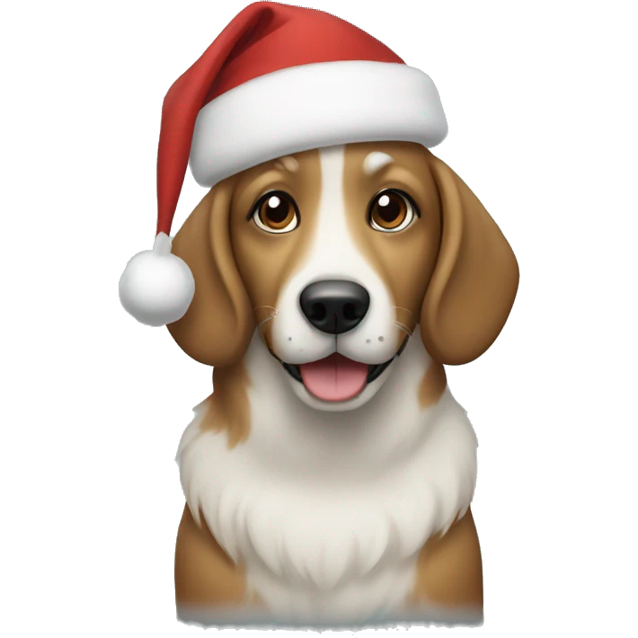 christmas dog emoji