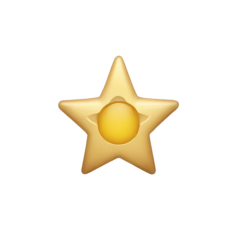 Estrella plateada  emoji