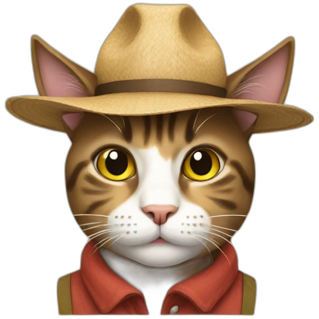 farmer cat emoji