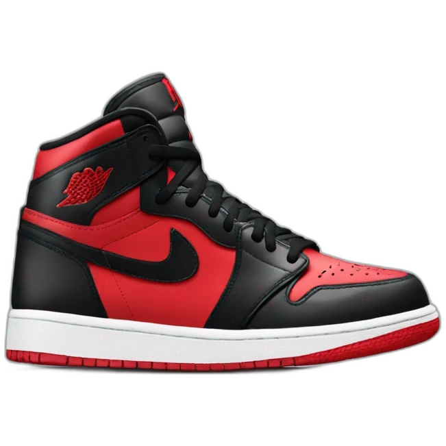Nike Jordan one red shadow  emoji
