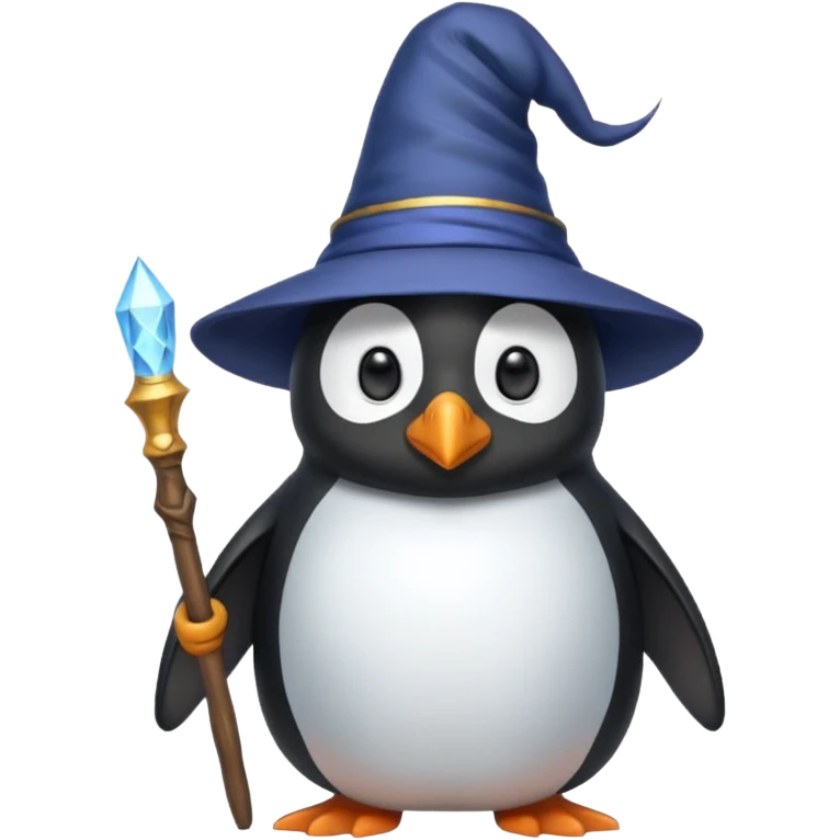 Wizard penguin emoji