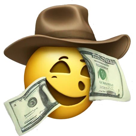 money with propeller hat emoji