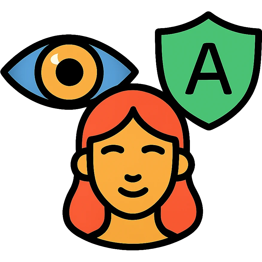 Vitamin A benefits: healthy eye, regenerating skin, and immune system shield emoji