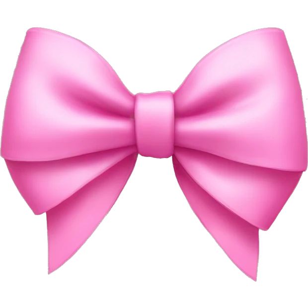 pink bow emoji