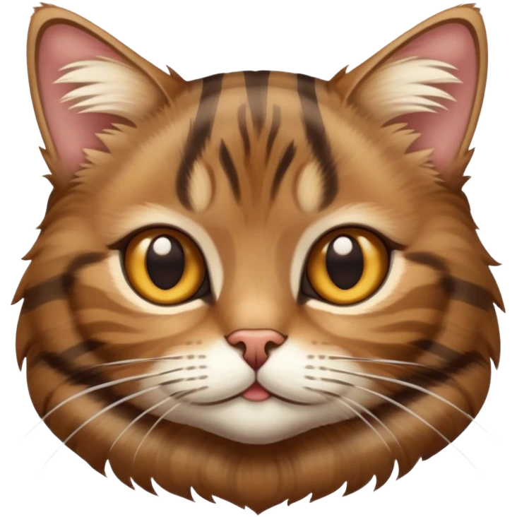 brown tabby cat  emoji