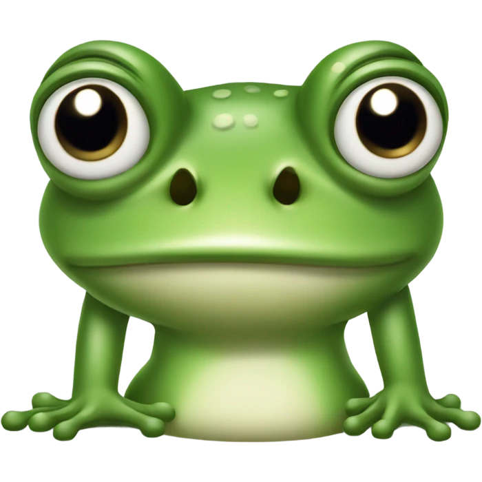 Sad frog emoji