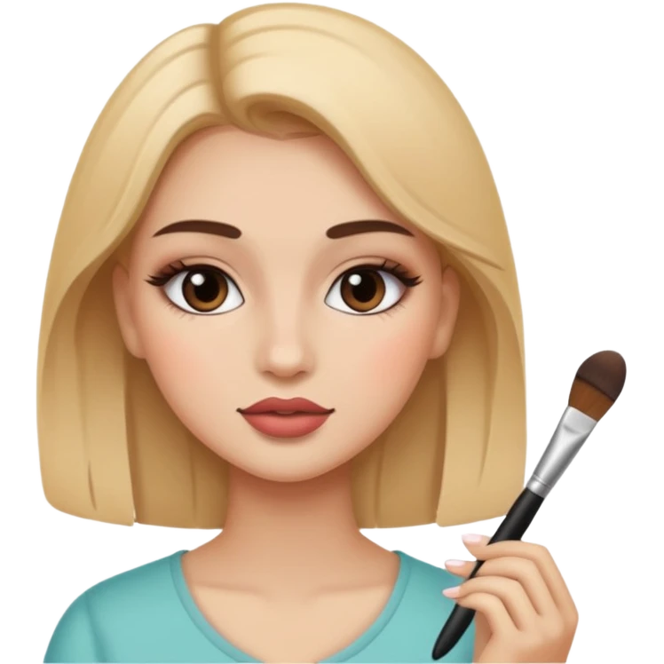 Makyaj yapan kız emoji