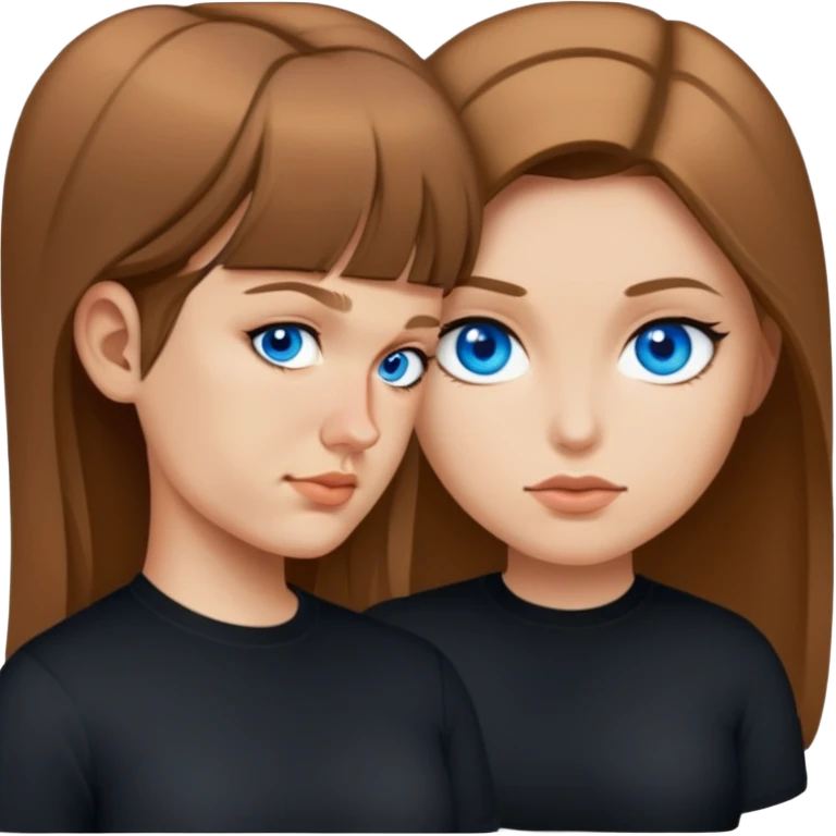 female, wearing black shirt emoji