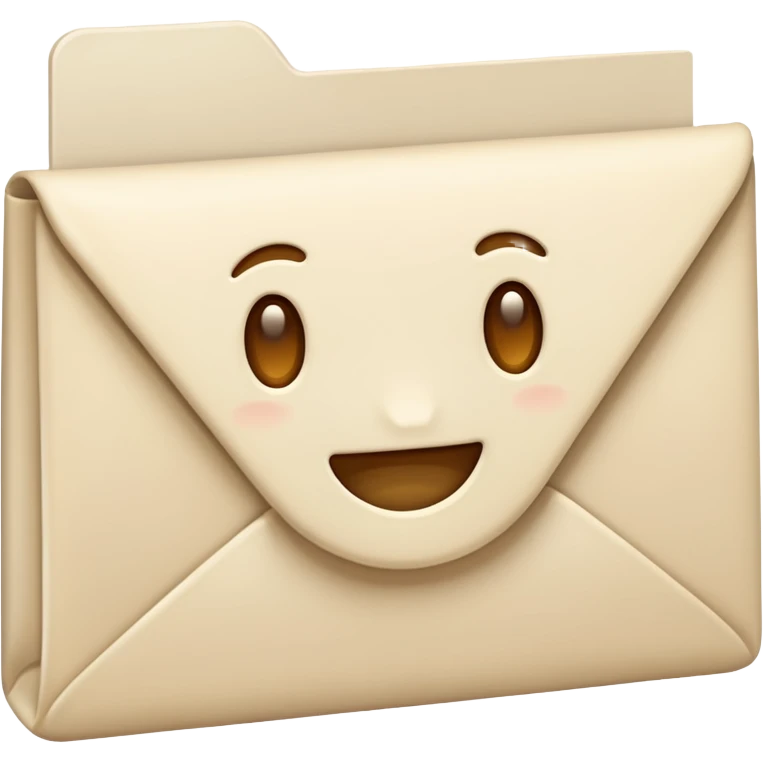 Letter color pale beige creamy emoji