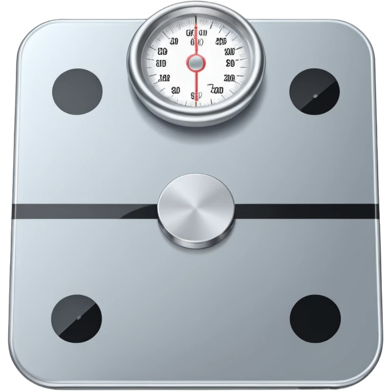 Digital weight scale with 0:00 on it emoji