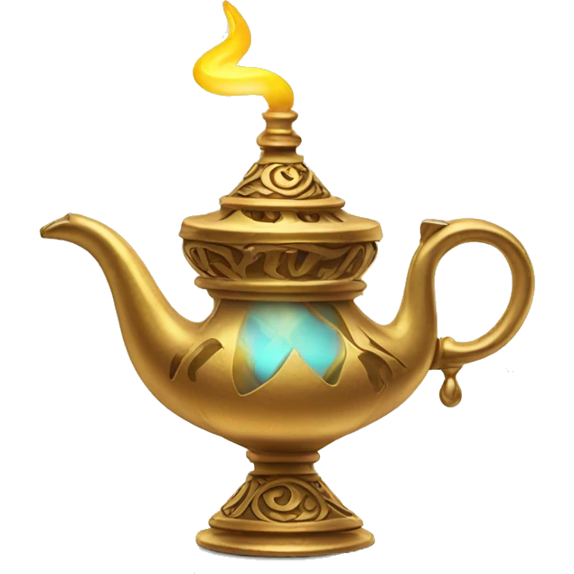 Genie lamp aladdin emoji