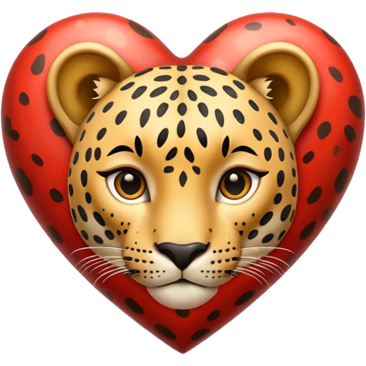Lepord heart emoji
