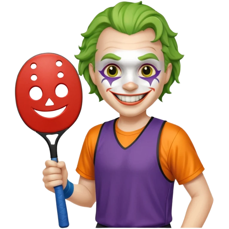 joker playing pickleball emoji